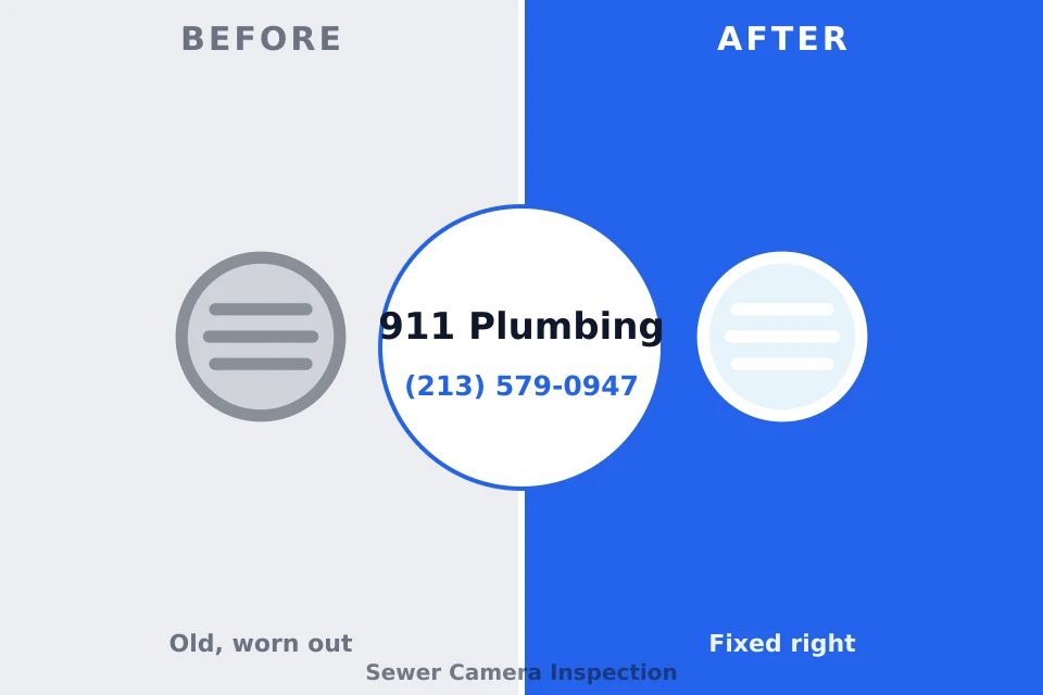Before and after: plumbing repair Battle Creek, NE
